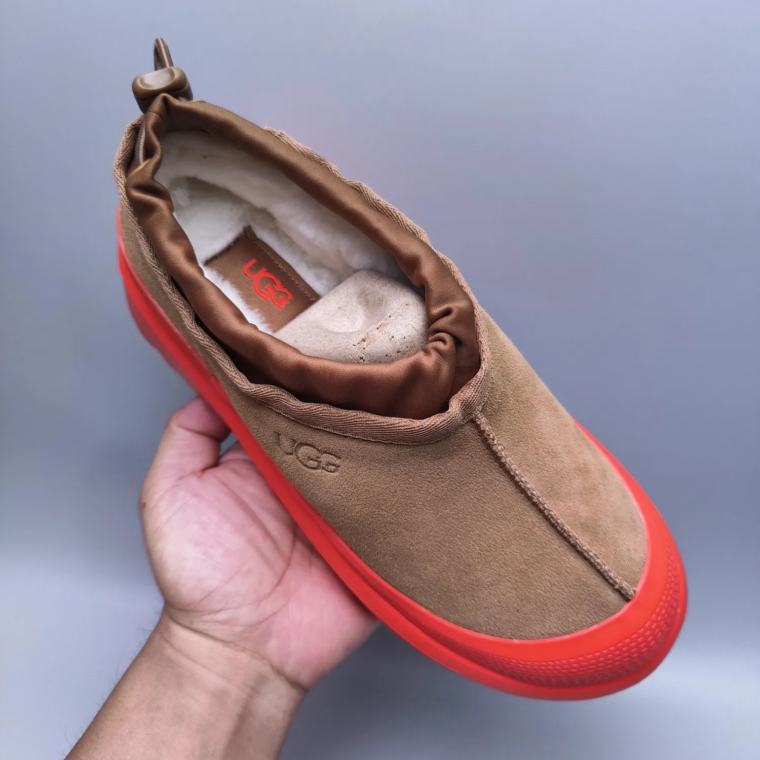 💰520 UGG sheepskin all-in-one snow boots 4096 slip-on casual trendy Wang Yibo men's and women's shoes Color: white red black blue yellow light gray dark gray green Matching sizes: 35-45